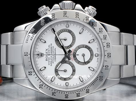 daytona 116520 bianco|Rolex Daytona 116520 .